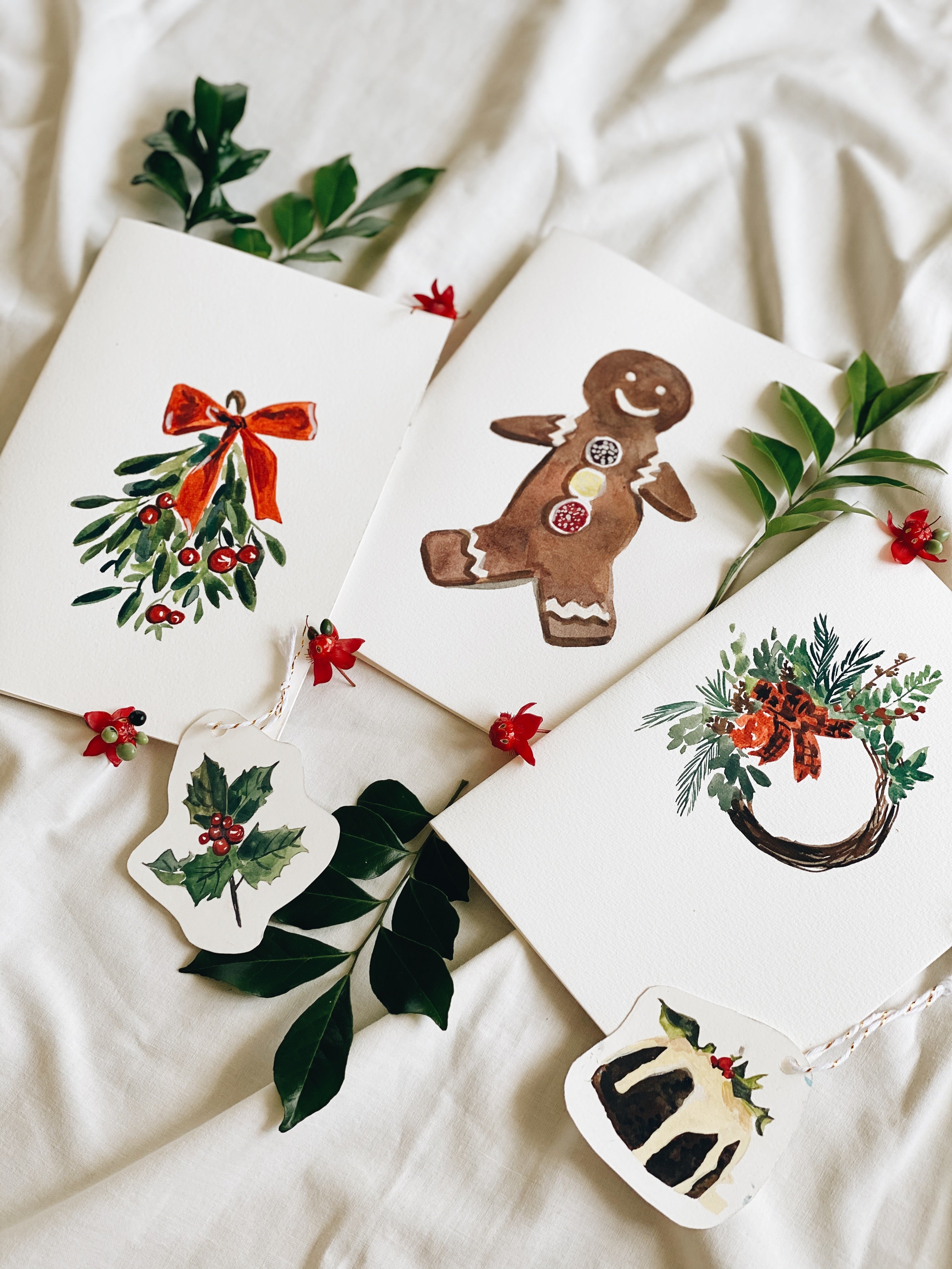 FESTIVE WATERCOLOURS