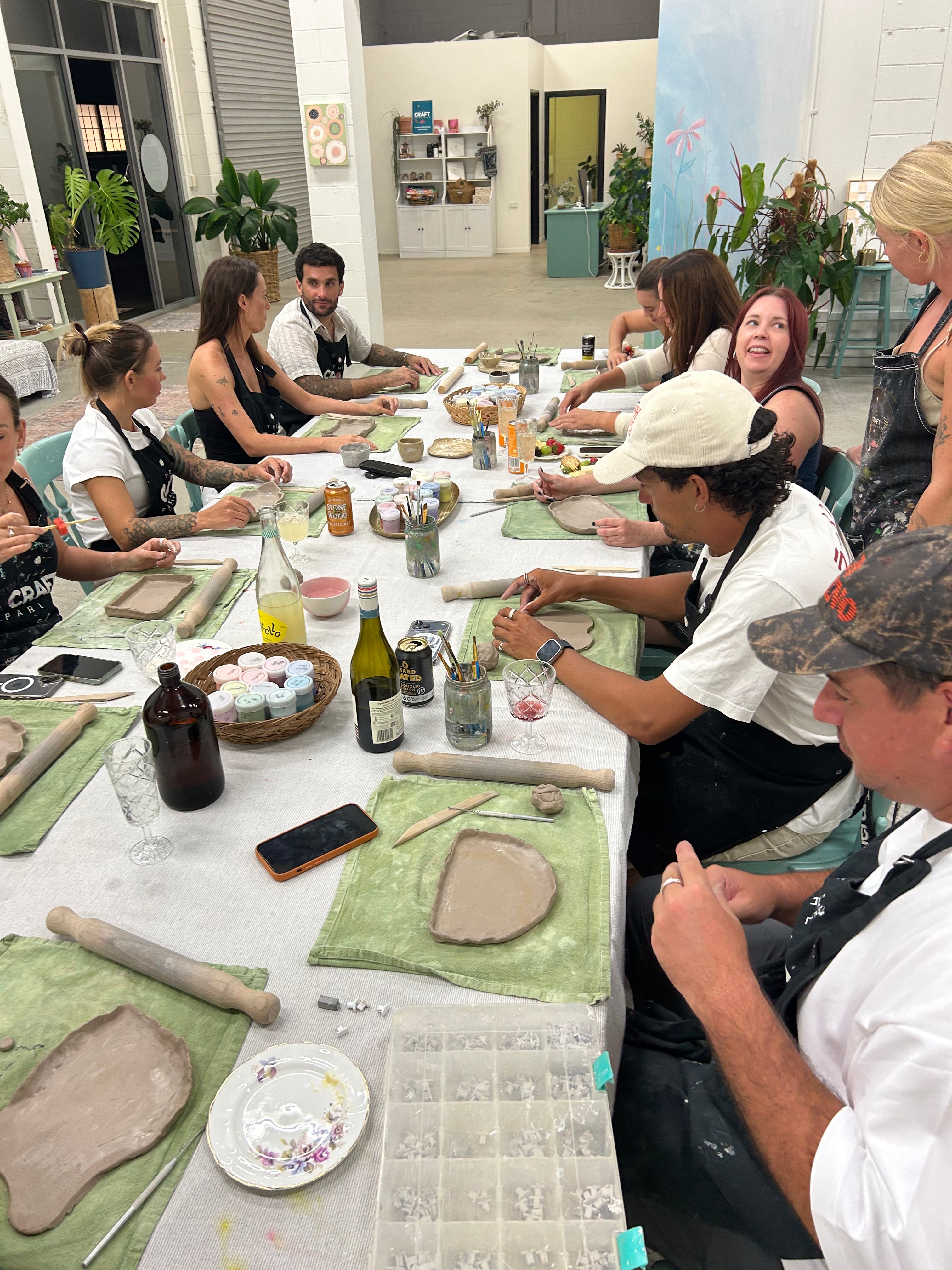 MAKE A CHIP AND DIP/SERVING PLATE