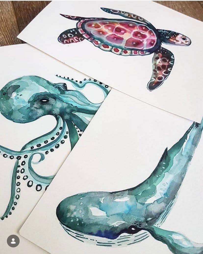 MARINE DREAM WATERCOLOURS