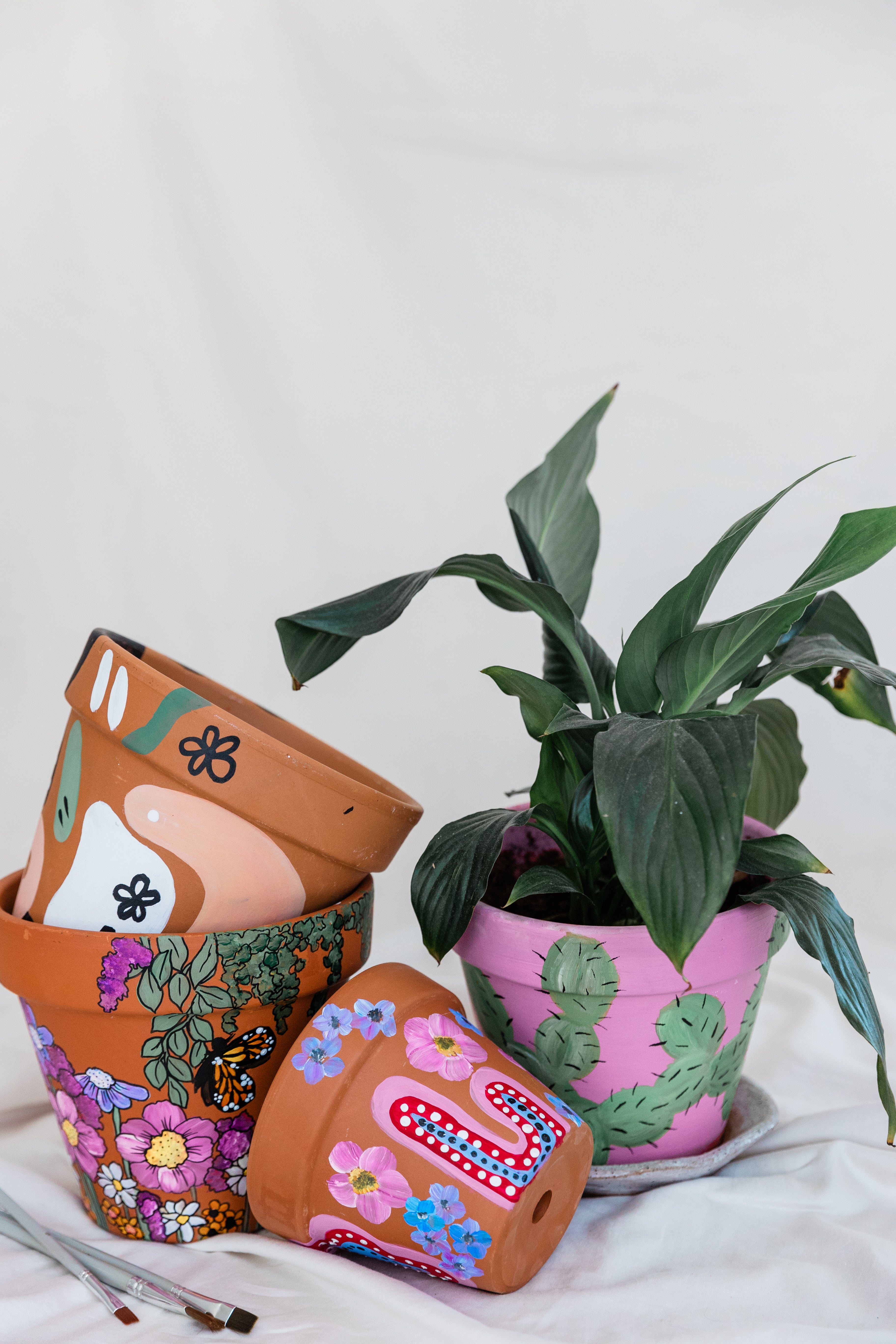 FREESTYLE PAINTING - POTS OR CANVAS