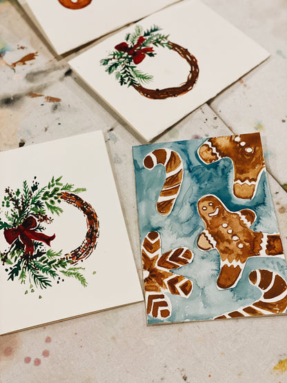 FESTIVE WATERCOLOURS