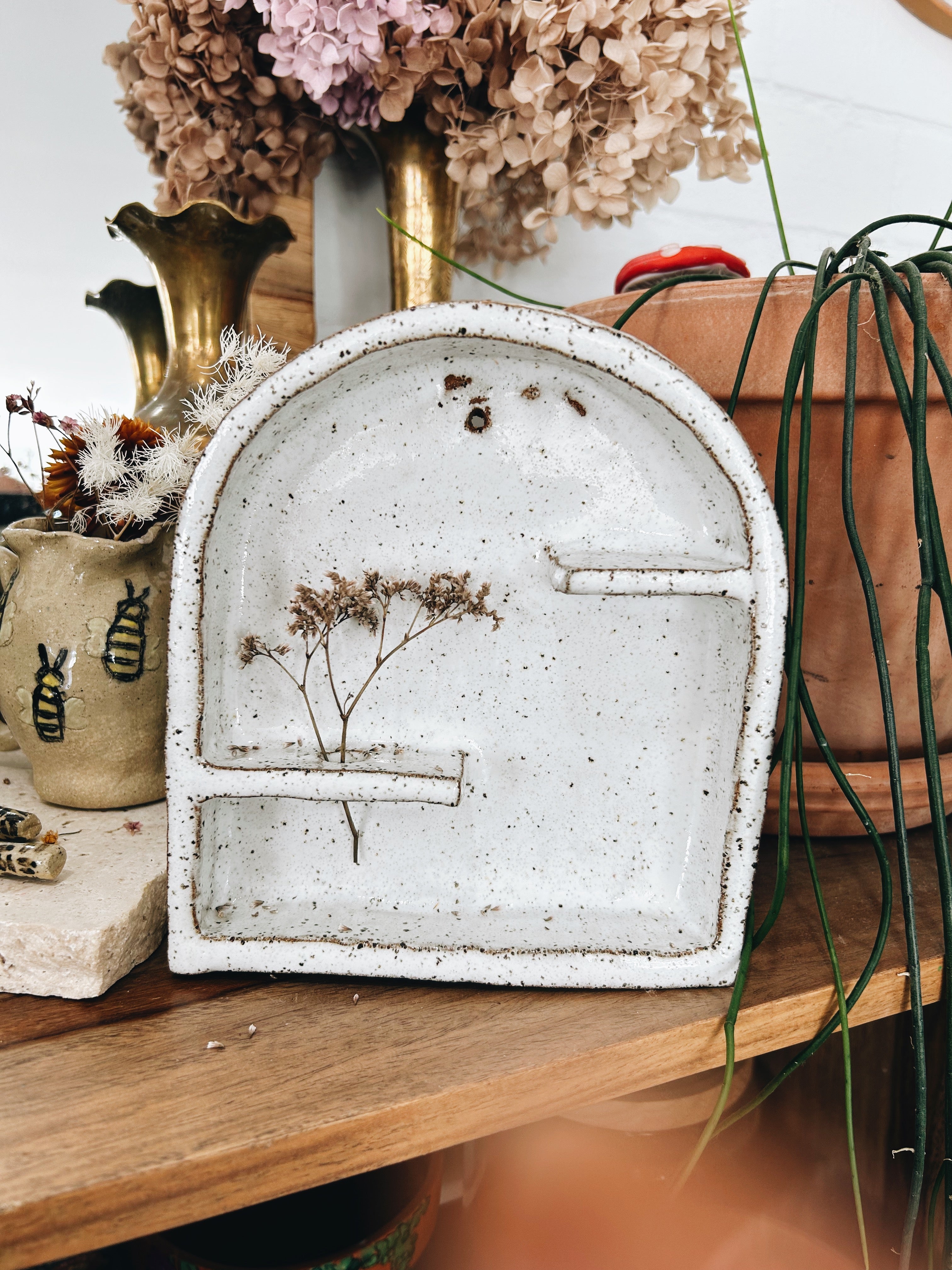CERAMIC MINI WALL SHELF