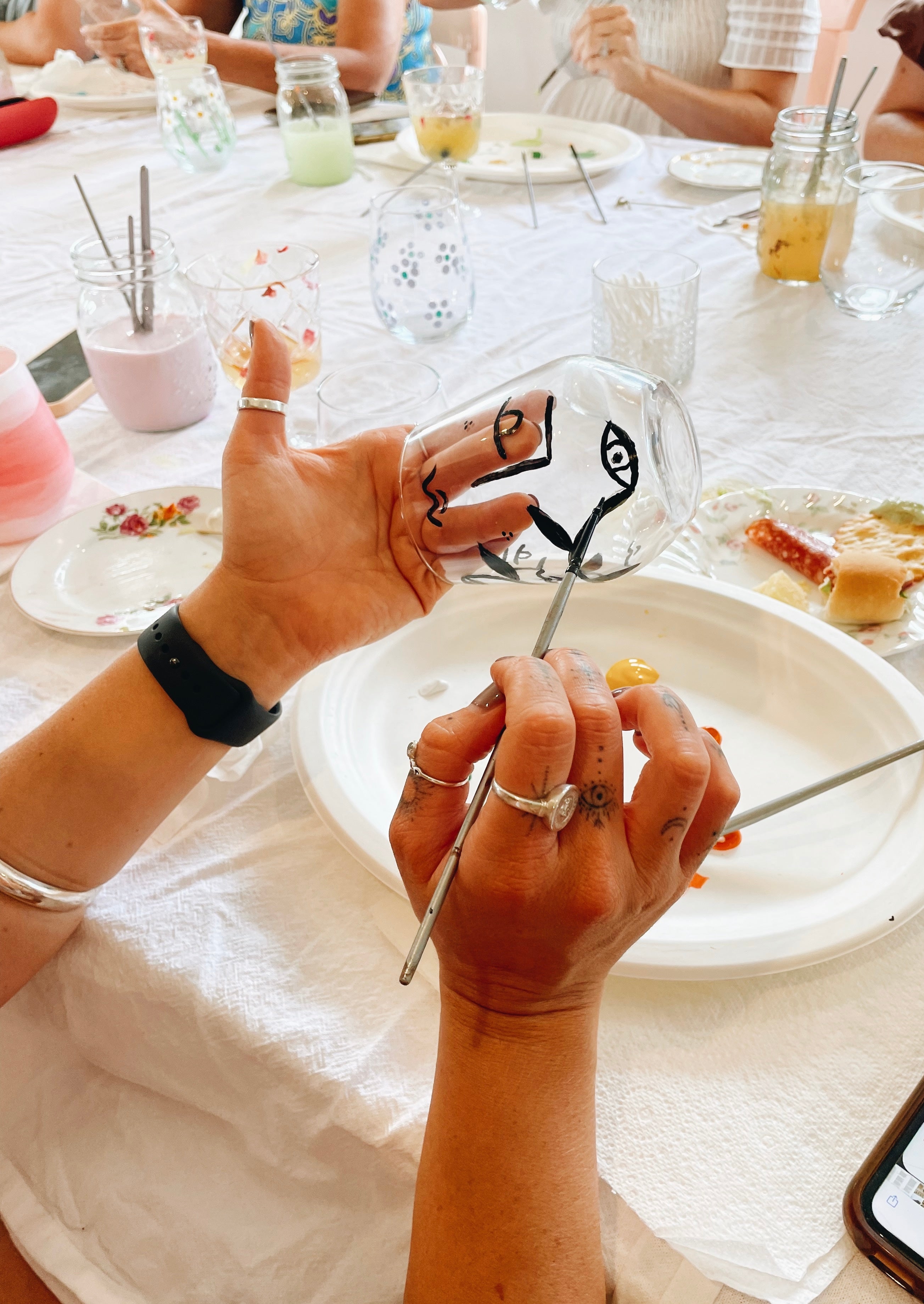 PAINTING GLASSWARE