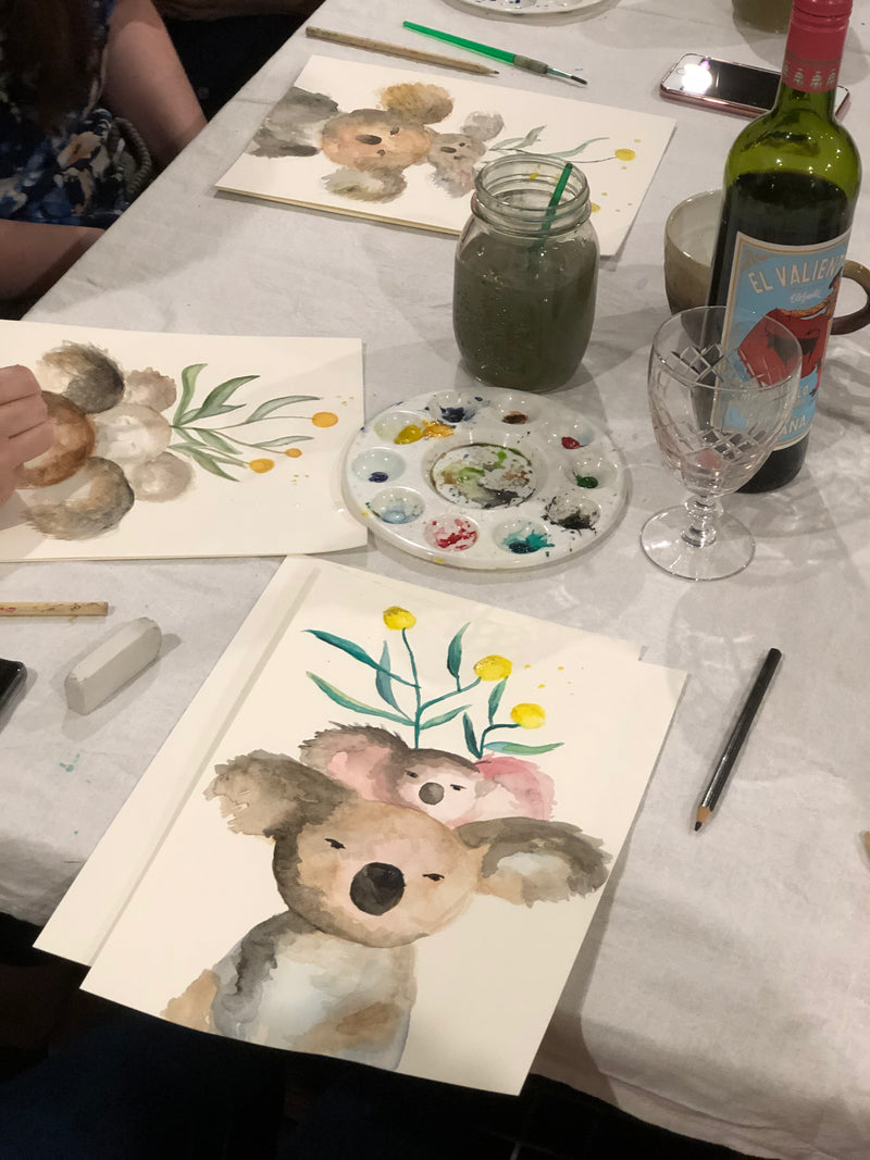 2ND MAY - WATERCOLOUR + WINE WILDLIFE