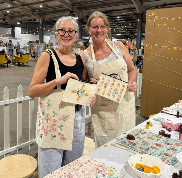 BLOCK PRINTING with THREADS OF INDIA