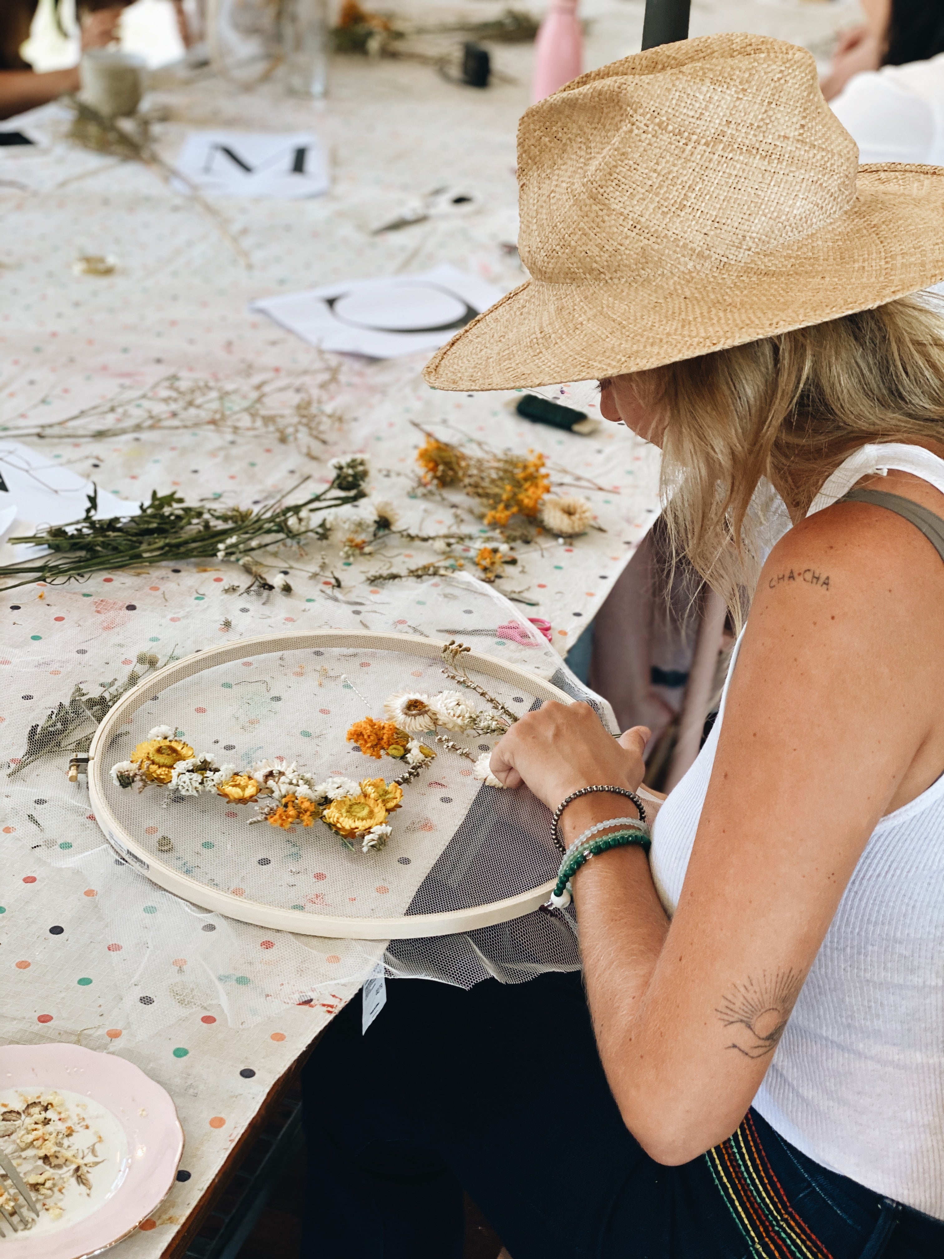 FLORAL EMBROIDERY