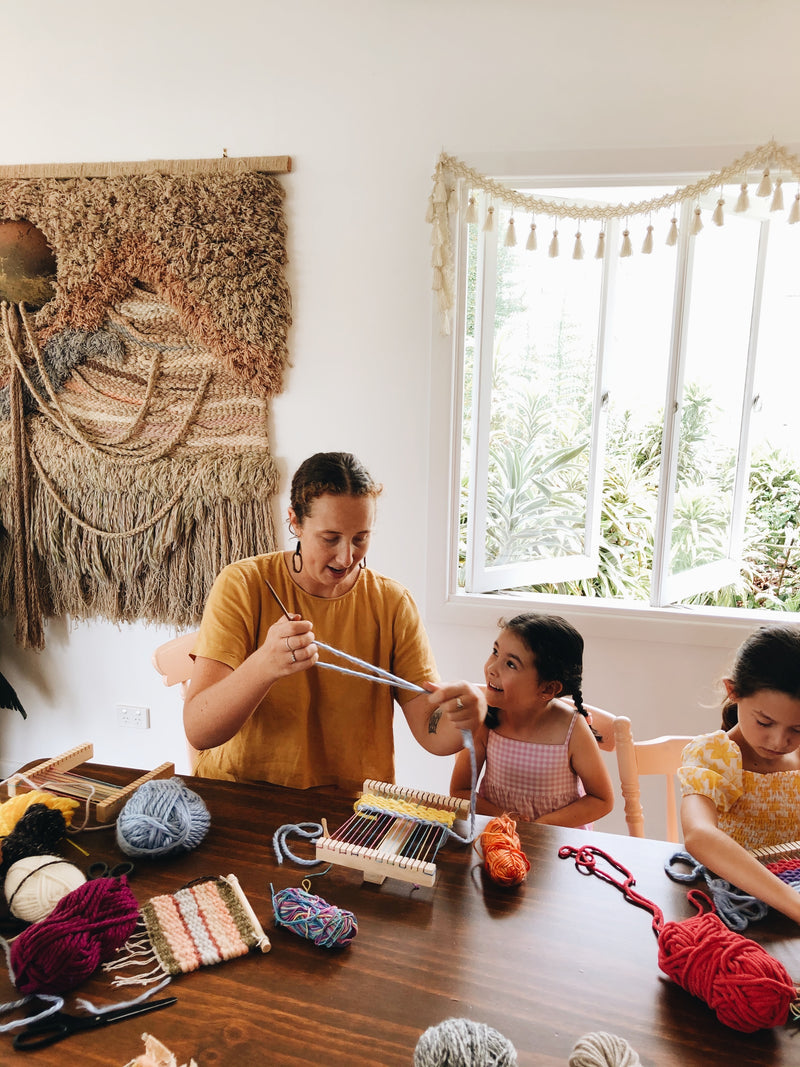 24TH JANUARY - KIDS LOOM WEAVING