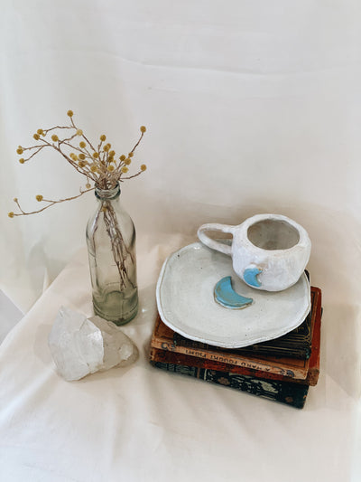 KIDS CERAMIC BOWL AND PLATE